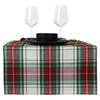 Unique Living - Tafelloper Xmas Tartan - 45x150cm - White