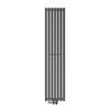 Badkamerradiator Stella 370x1800 mm antraciet met vloeraansluitset