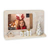 HAES DECO - Fotolijst Kerst met kerstboom en Cadeau's voor Foto 10 x 15 - HLS7746