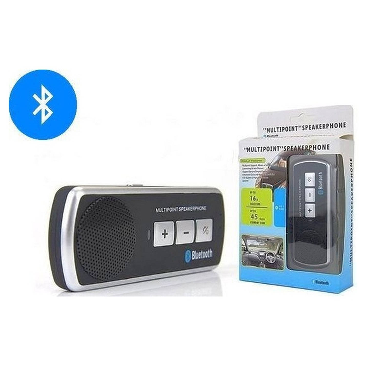 Multipoint® Speakerphone V4.0 Telefoonversterker via Bluetooth