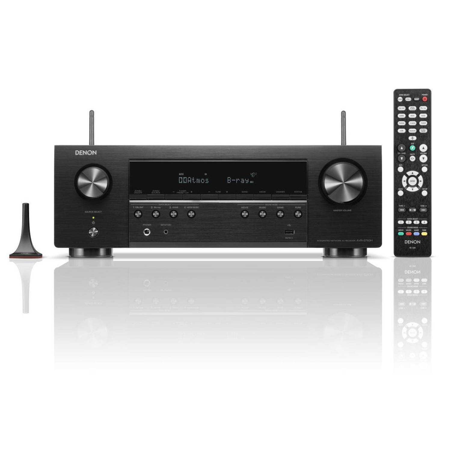 Denon AVR-S760H stereo receiver 7.2 kanalen 140 W Dolby Atmos