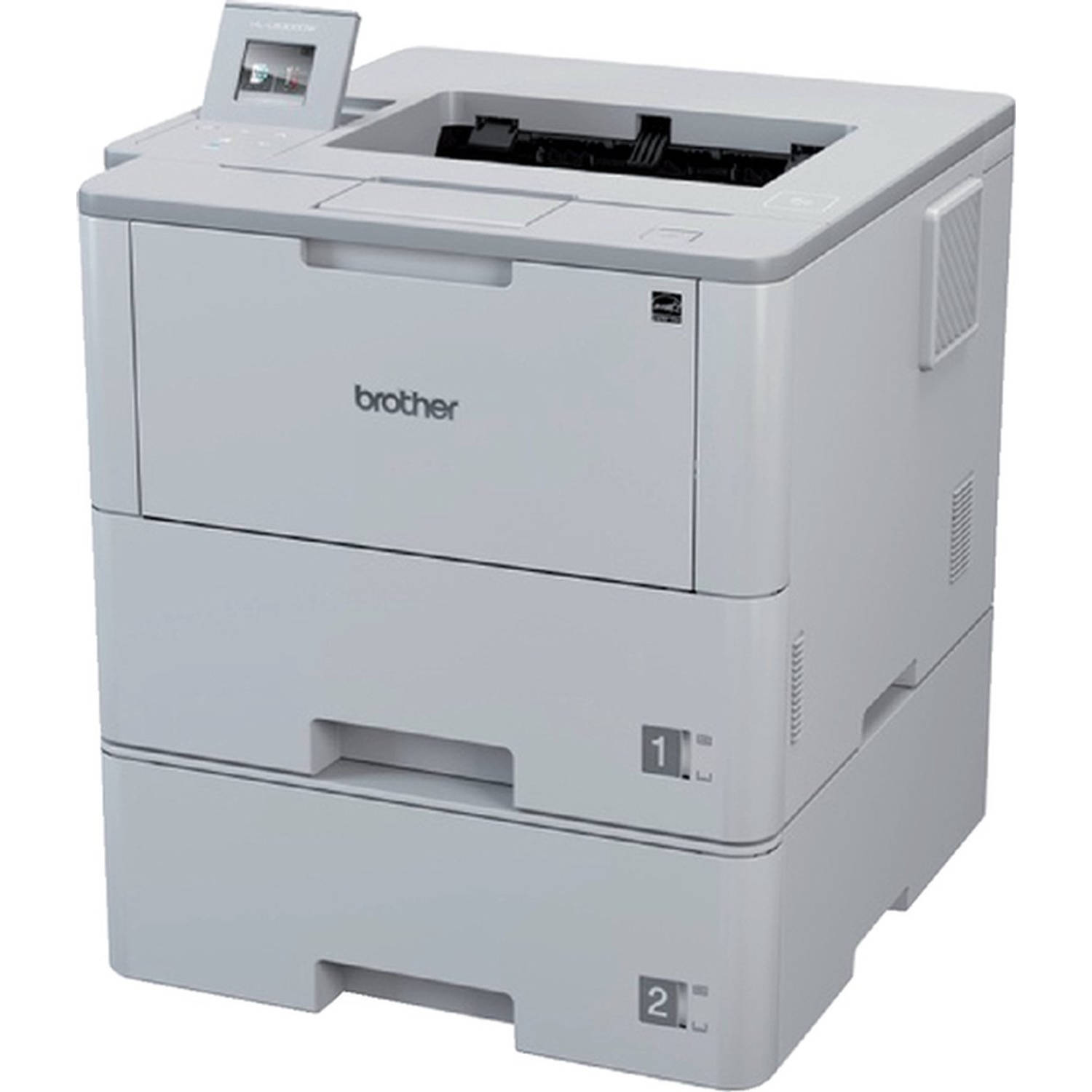 Brother Zwart-wit A4 laserprinter. 46ppm. 1200dpi. 256MB. 4.5 cm LCD touchscre (HL-L6300DWT)