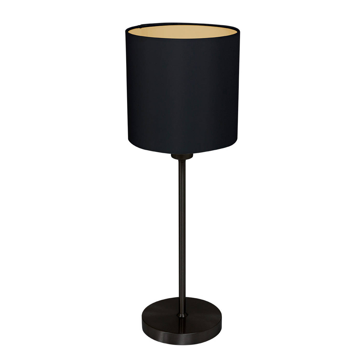 Mexlite Noor tafellamp - ø 20 cm - E27 (grote fitting) - goud en zwart