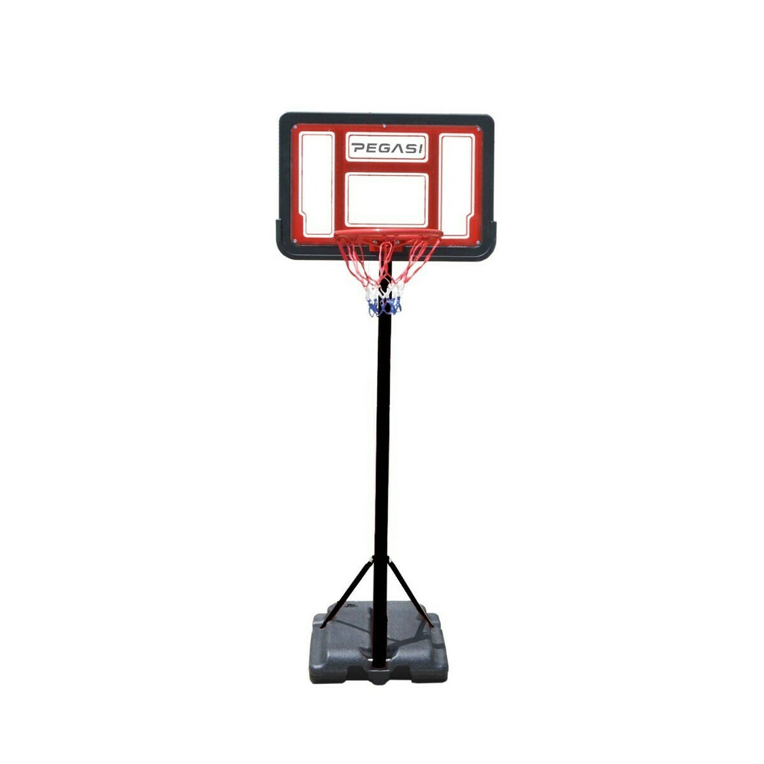 Pegasi Basketbalpaal voor kinderen - 110-210 cm - Basketbalpaal junior - Verstelbaar - Verrijdbaar