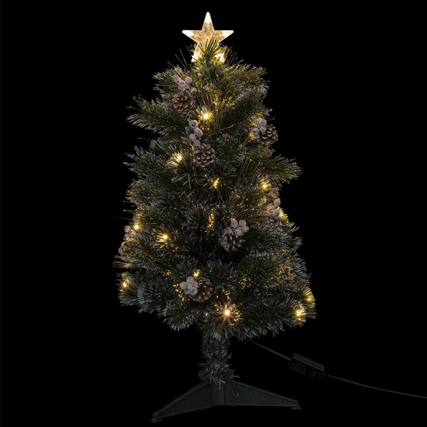 Feeric lights and christmas kunst kerstboom -90 cm - met deco en licht