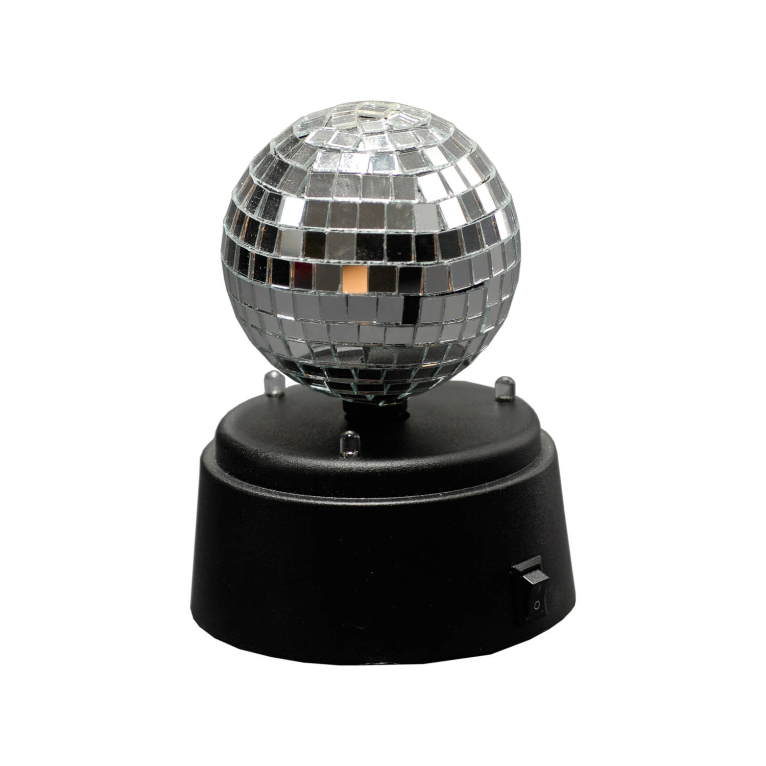 Disco party spiegel licht-disco bol zwart roterend Multi kleurige LED verlichting Discobollen