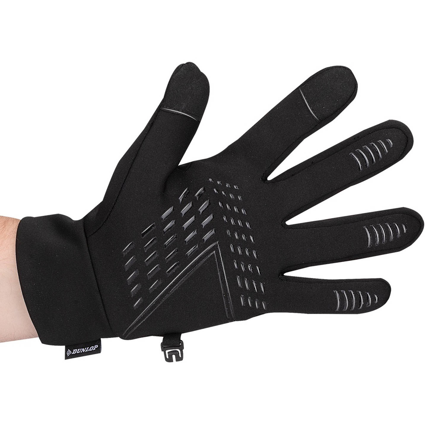 Dunlop Touchscreen Handschoenen L Warme Touchscreen Handschoen Sporthandschoen Unisex Zwart