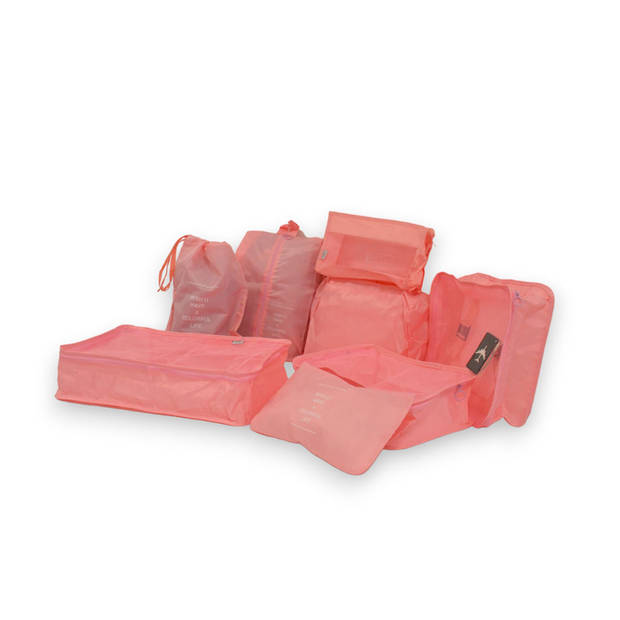 Packing Cubes Roze 9delige set