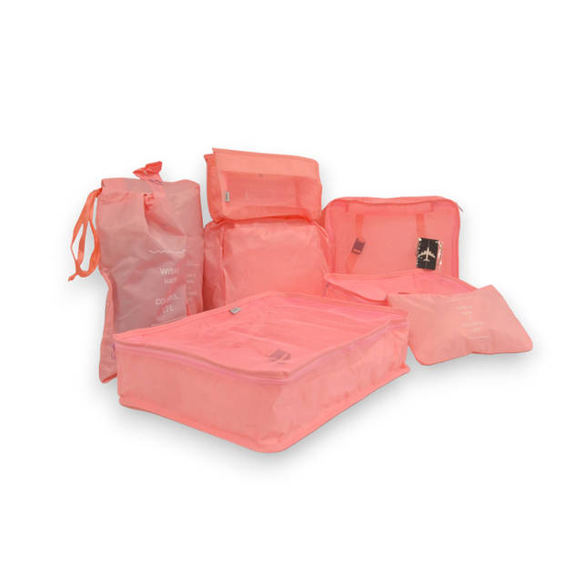 Packing Cubes Roze 9delige set