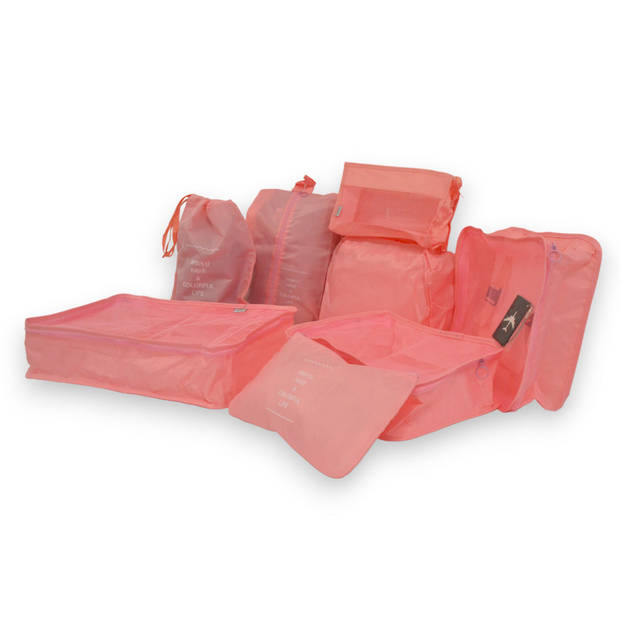 Packing Cubes Roze 9delige set