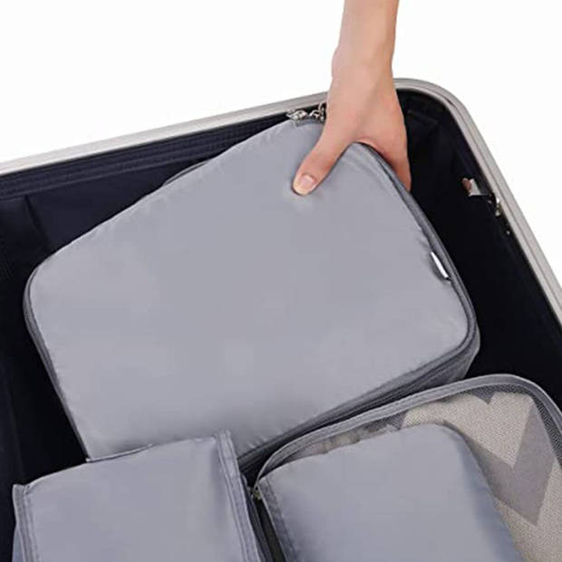 Packing Cubes Grijs 9delige set