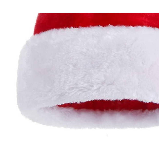 Kerstmuts rood/wit 45 cm