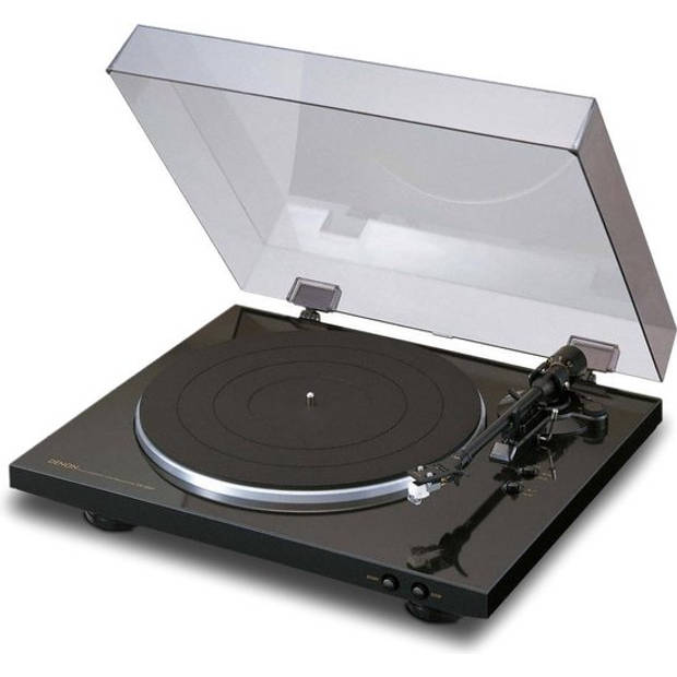 Denon DP-300F platenspeler - volledig Automatisch - analoog - zwart