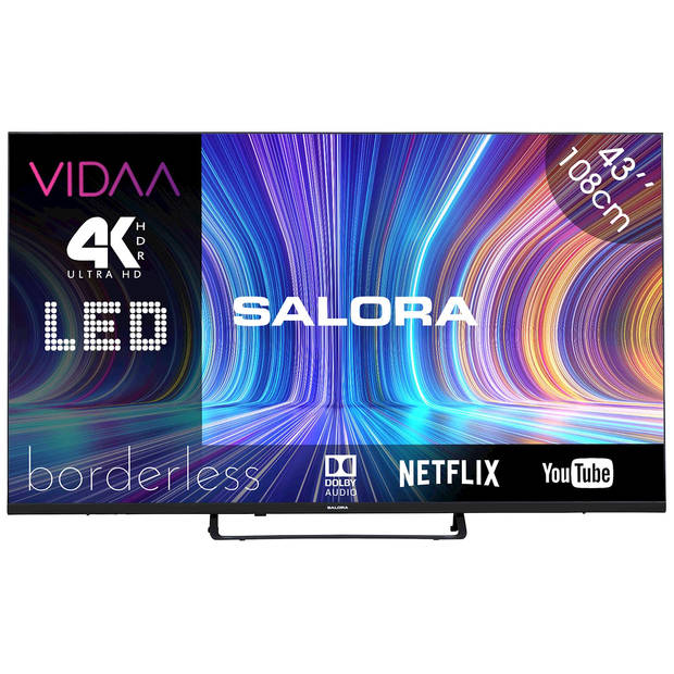 Salora 43UV210 smart tv - 43 inch - 4K LED