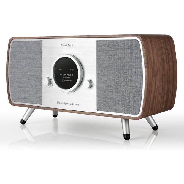 Tivoli Home 2 Wal microset tafelradio - hout/grijs - wifi - bluetooth