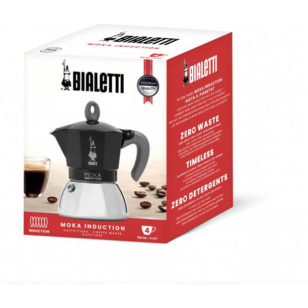 BIALETTI Italiaans koffiezetapparaat - Moka Induction - 6 kopjes