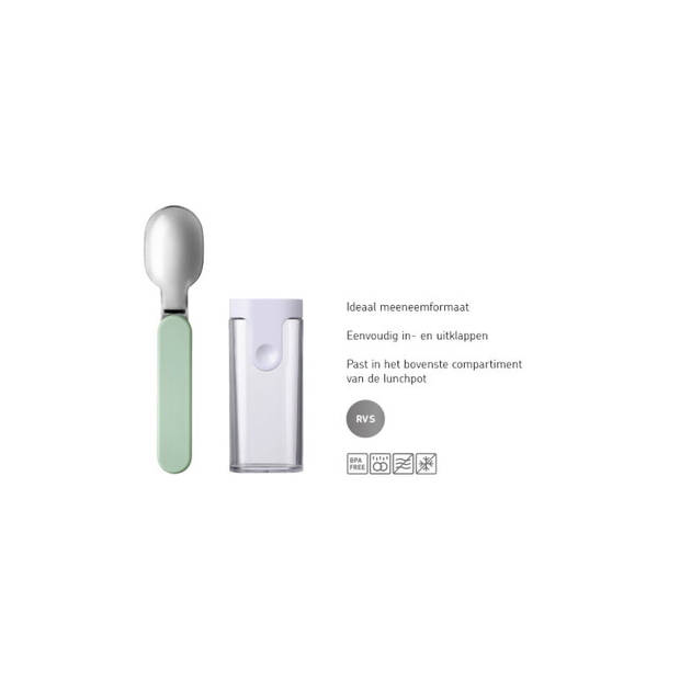 vouwlepel ellipse - nordic sage