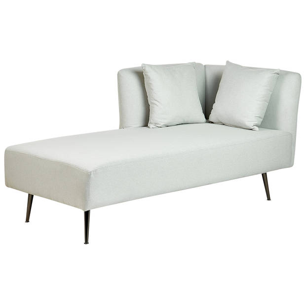 Beliani RIOM - Chaise longue-Groen-Polyester