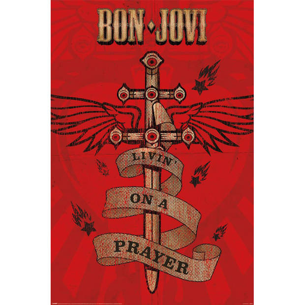 Poster Bon Jovi Livin On a Prayer 61x91,5cm