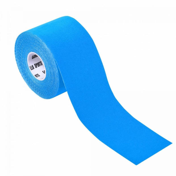 Gorilla Sports kinesiotape - Kinesiologie tape - 5 cm breed - 1 rol - donkergroen