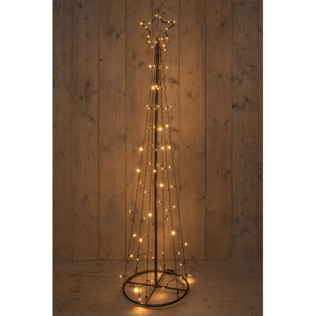 Anna's Collection - Star Tree 90L/Dia42,5X180Cm Led Classic Warm - 31V/Ip44 Tran