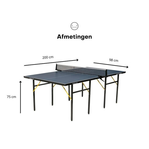 Tafeltennistafel 75% Midi Pegasi Blue Indoor