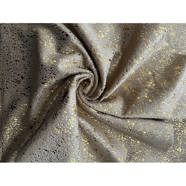 Eleganzzz Dekbedovertrek Foil Velvet - sand 240x200/220cm