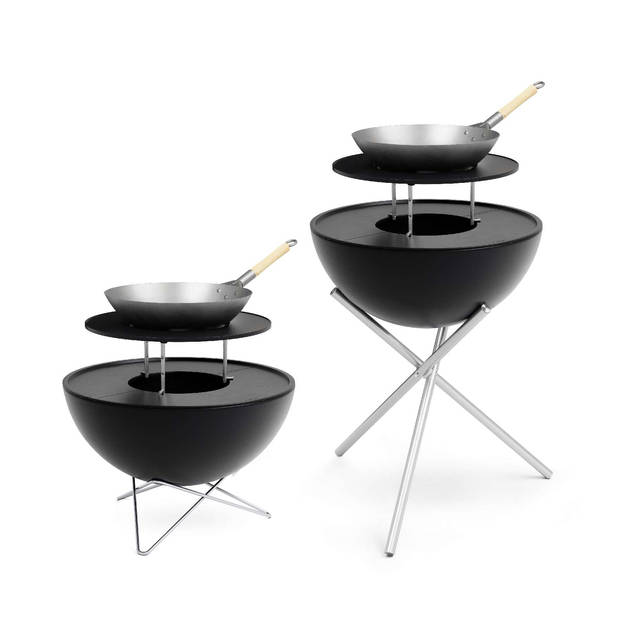 Höfats - Bowl 57 Sear Grate Grillwarmhoudring - Gietijzer - Zwart