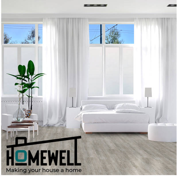 Homewell Raamfolie HR++ 60x300cm - Zonwerend & Isolerend - Anti inkijk - Statisch - Matglas