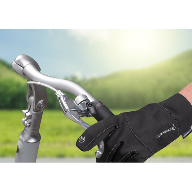 Dunlop Touchscreen Handschoenen L - Warme Touchscreen Handschoen - Sporthandschoen - Unisex - Zwart