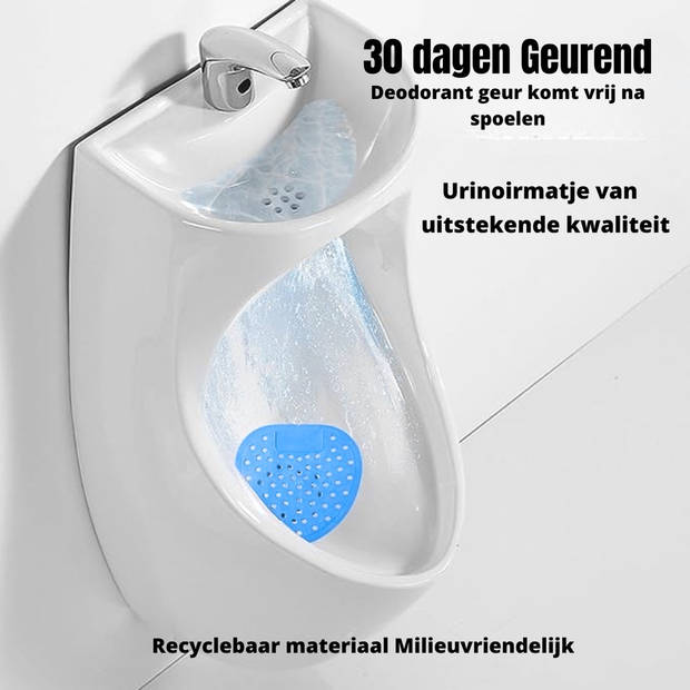 Synx Tools Urinoirmatje met frisse Geur - Urinoirmatten - 10 stuks voordeelverpakking - Anti spat mat WC - Toilet Mat -