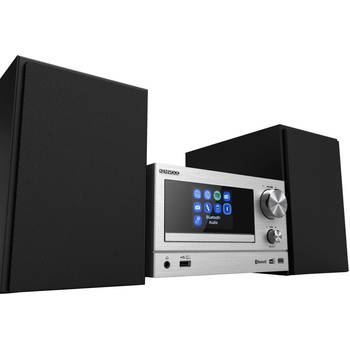 Kenwood M-7000S-S stereoset - DAB+ - zwart/zilver