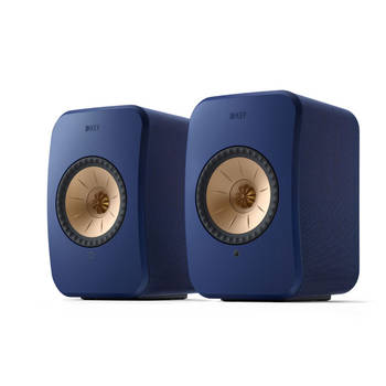 KEF LSX II streaming luidspreker - blauw - afstandsbediening