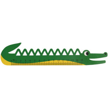 Rex london houten liniaal krokodil