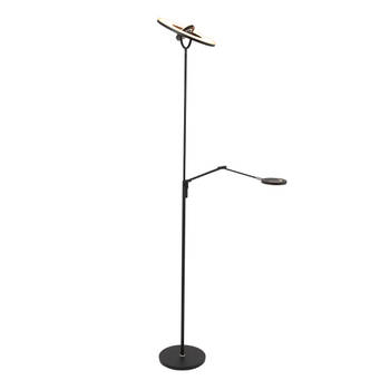 Steinhauer vloerlamp Soleil - zwart - metaal - 3258ZW