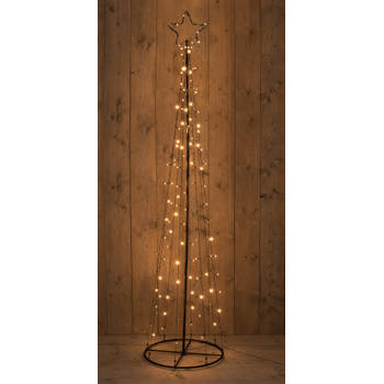 Anna's Collection - Star Tree 140L/Dia55X240Cm Led Classic Warm - 31V/Ip44 Trans