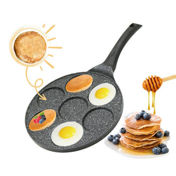 Cheffinger Pancake 7 Kop Pancake Maker - Pannenkoekenpan - Crêpemaker - Pancake Pan
