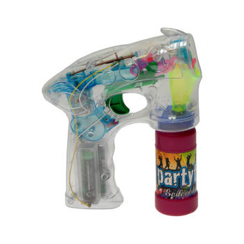 Bellenblaas speelgoed pistool - LED verlichting - Multi kleuren - Bellenblaas