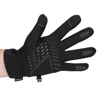 Dunlop Touchscreen Handschoenen L - Warme Touchscreen Handschoen - Sporthandschoen - Unisex - Zwart