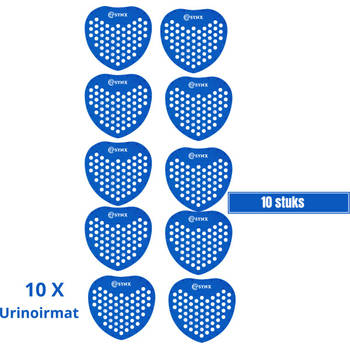 Synx Tools Urinoirmatje met frisse Geur - Urinoirmatten - 10 stuks voordeelverpakking - Anti spat mat WC - Toilet Mat -