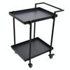 LOFT42 James Trolley Vierkant - Bijzettafel - Zwart - Metaal - 60x54x38