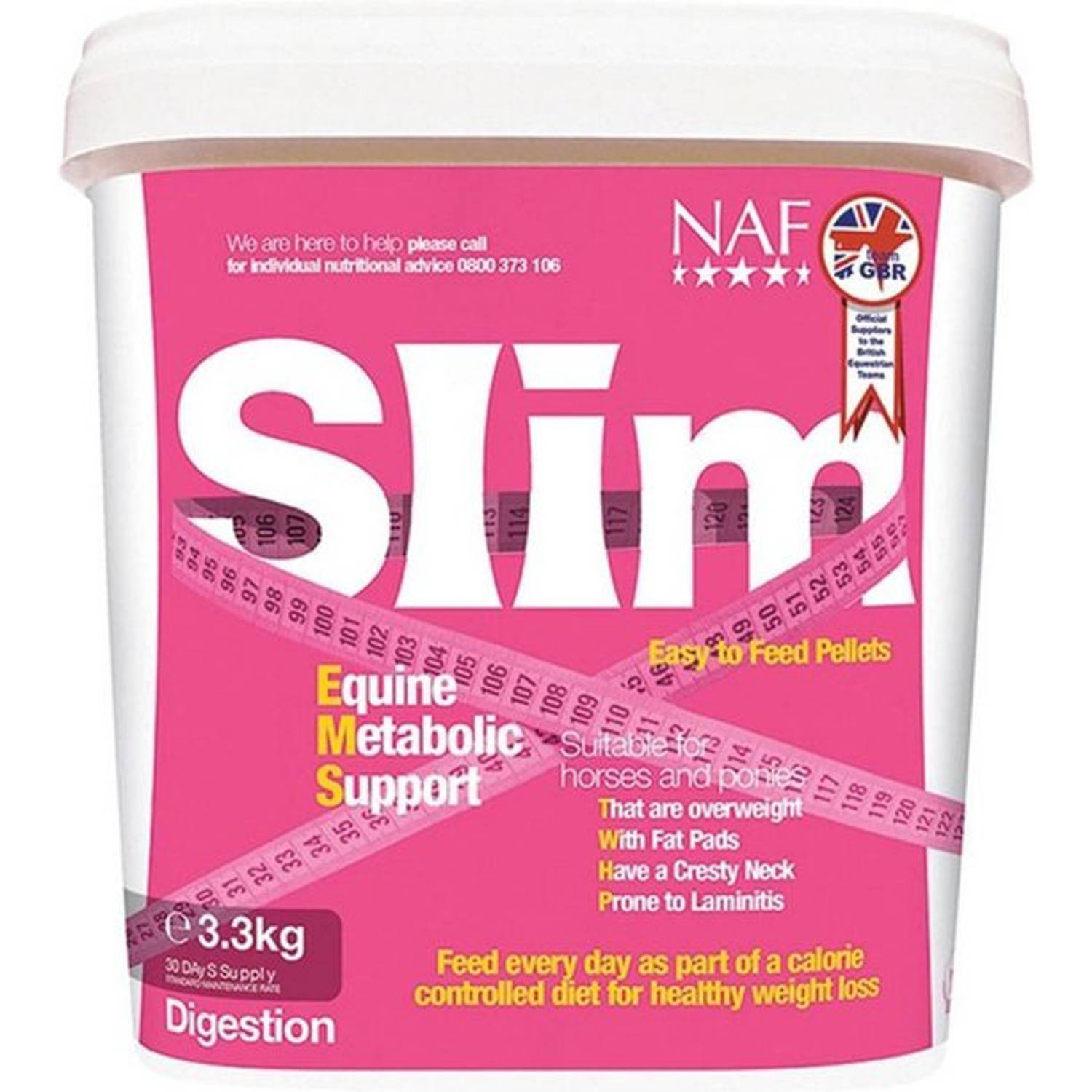 NAF - Slim - Ondersteuning Gewichtsbeheersing - 3.3 kg