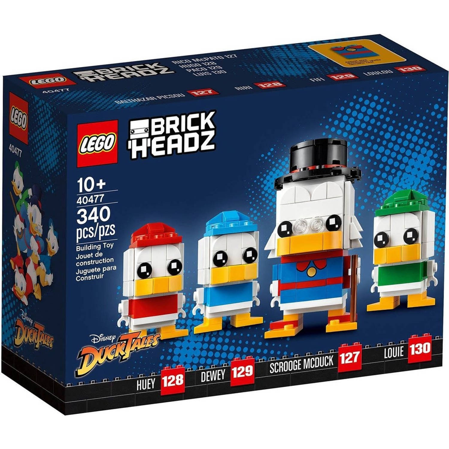 LEGO BrickHeadz™ Dagobert Duck, Kwik, Kwek en Kwak