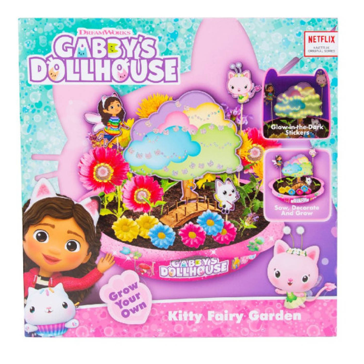 Gabby's Dollhouse Kitty Fairy Garden 1 stuk