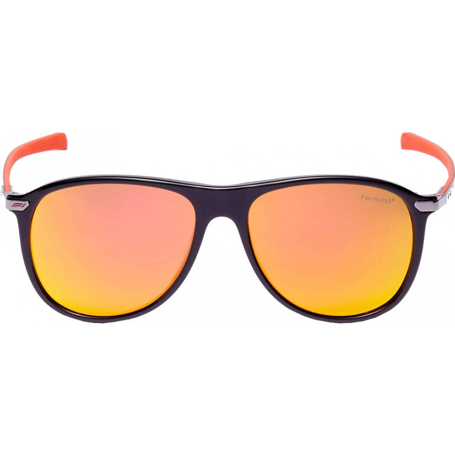 Formula 1 Eyewear zonnebril unisex rond cat.4 zwart-oranje