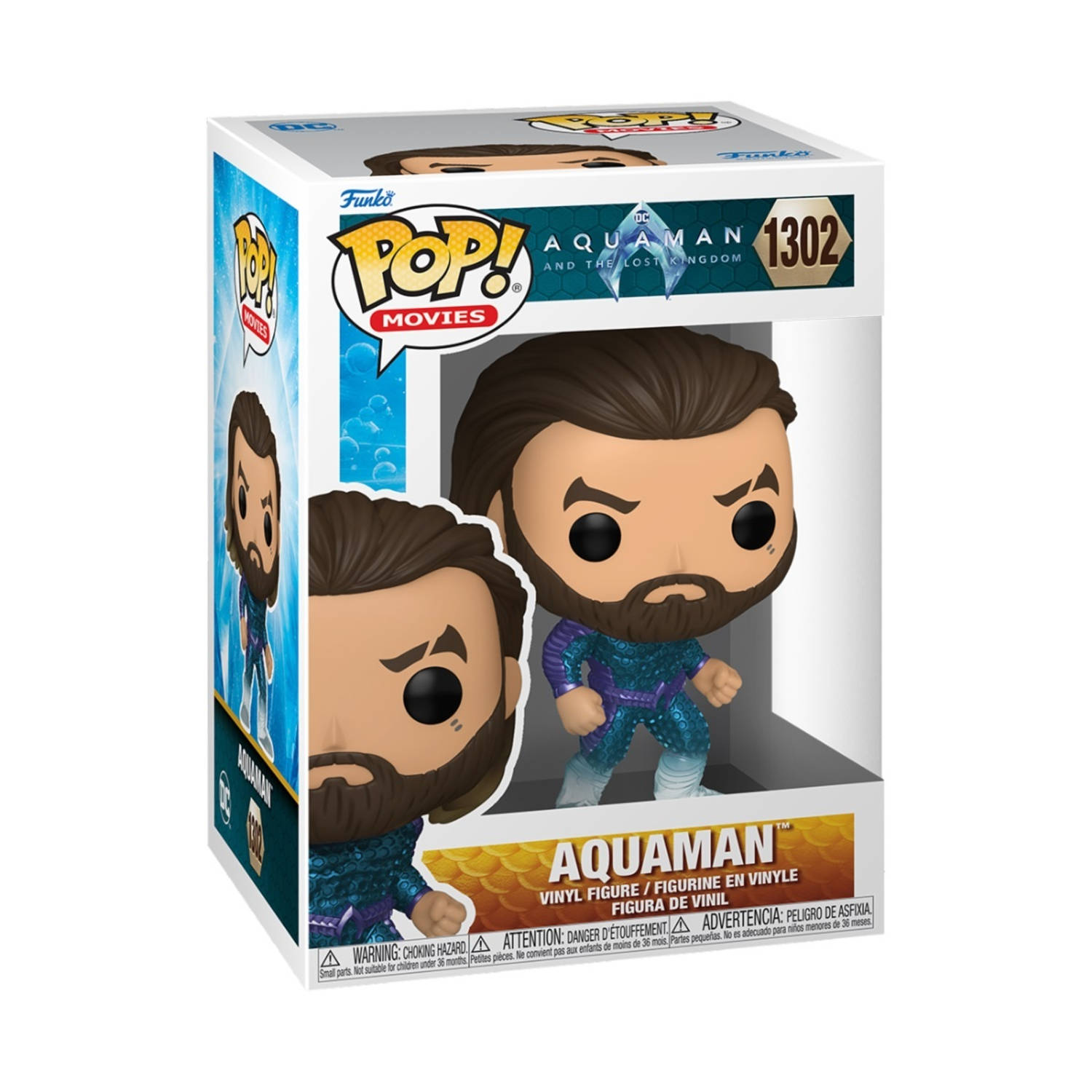 Pop Movies: Aquaman - Atlantis Suit - Funko Pop #1302