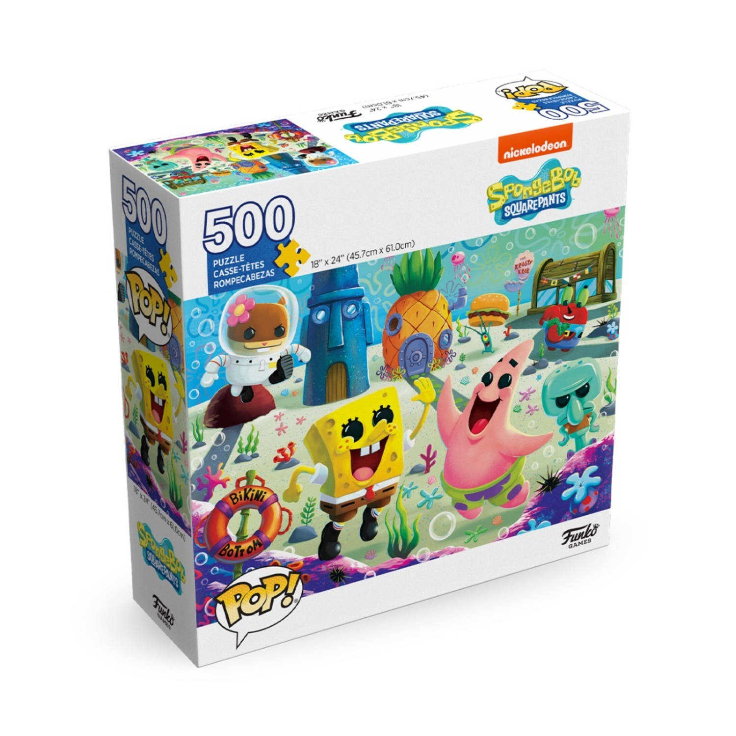 Funko SpongeBob SquarePants - POP! Jigsaw Puzzle Poster (500 pieces) Puzzel - Multicolours