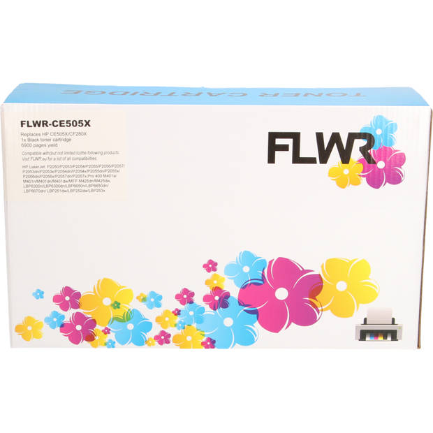 FLWR HP CE505X zwart toner