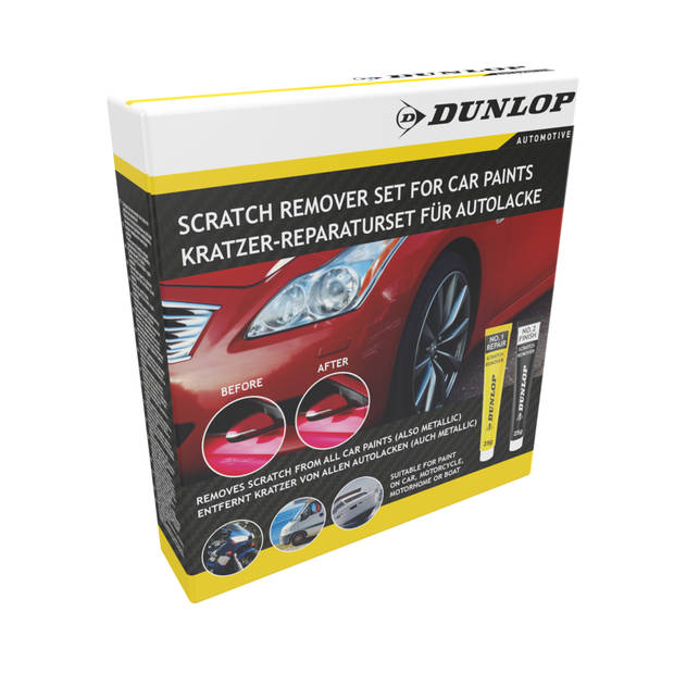 Dunlop Auto Krasverwijderaar Set - Reparatie en Afwerking - Voor Metallic en Glans Lak Auto's