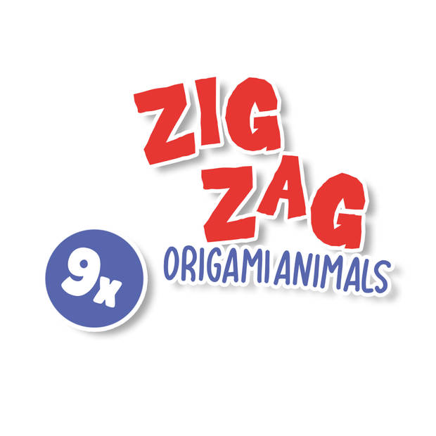 Zig zag origami dieren